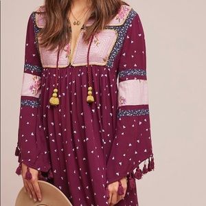 Leavenworth patchwork tunic dress